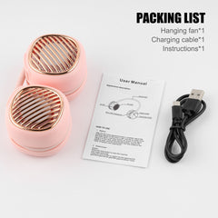 Portable Hanging Neck Fan 5 Speed Wearable Personal Fan Air Cooler Rechargeable - Otaj Gifts