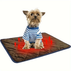 Cat Dog Non-Slip Mat, Extra Warm Thermal Pet Pad Self-Heating Cat Mat Warm Thermal Pet Pad Washable Dog Crate Pad Heat Dog Cat Bed Mat Blanket Non-Slip - Otaj Gifts