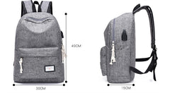 Casual backpack travel usb charging backpack - Otaj Gifts