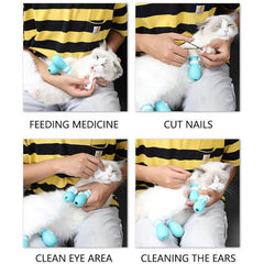 Adjustable Cat Foot Claw Cover Anti-Scratch Prickly Nail Glove Cat Boots For Cats Only, Anti-Scratch Cat Feet Claw Covers Adjustable Prickly Anti-Off Shoes Nail Glove - Otaj Gifts