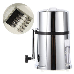 Manual Ice Crusher Commercial Household Portable Shaved Ice Crusher with Stainless Steel Blade - Otaj Gifts
