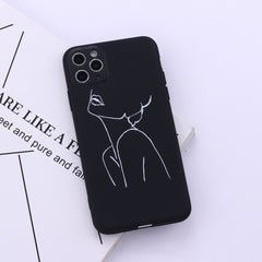 Compatible with Apple , Line phone case - Otaj Gifts