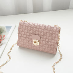 Embossed Small Square Bag Korean Mini Bag - Otaj Gifts