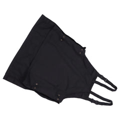 Kitchen Apron Black Apron Polyester Pockets Adjustable Strap Unisex Apron for Home Commercial Coffee Shop Restaurants - Otaj Gifts