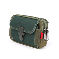 Men's 6.5 Inch Multifunctional Vertical Canvas Mobile Phone Waist Bag - Otaj Gifts
