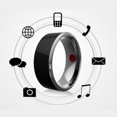 Smart Ring Wearable Device Multifunctional Black High-tech - Otaj Gifts