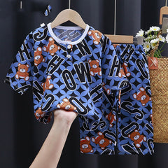 Summer Clothes Cotton Silk Air-conditioning Clothes Baby Clothes - Otaj Gifts
