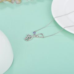 925 Sterling Silver Stethoscope Nurse Necklace - Otaj Gifts
