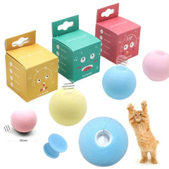 New Gravity Ball Smart Touch Sounding Toys Interactive Pet Toys Squeak Toys Ball Pet Training Toy For Indoor Cats - Otaj Gifts