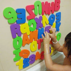 Numbers and letters stickers Bath toys - Otaj Gifts