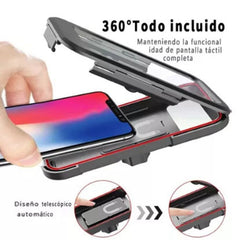 Motorcycle Phone Holder Waterproof Sensitive TPU Touch Screen 360° Rotation Bike Navigation Mount - Otaj Gifts