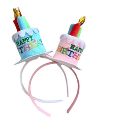Cute Birthday Cake Birthday Headband Party Dress Up - Otaj Gifts
