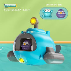 Water Toys Luminous Catapult Submarine Bath Toys - Otaj Gifts