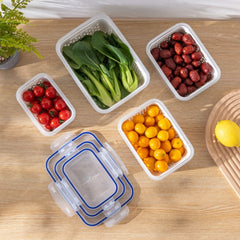 1Pc/3Pcs Fruit Vegetable Storage Containers for Fridge Produce Saver Containers with Lid Colander Refrigerator Organizer Bins Produce Keepers - Otaj Gifts