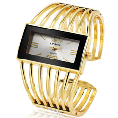 CANSNOW Womens Watch Luxury Fashion Rose Gold Bangle Bracelet Watch Women Dress Clock Female Lady Saati Girls Wristwatch Relojes - Otaj Gifts