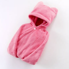 Cotton baby care hooded bath towel - Otaj Gifts