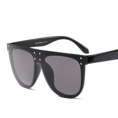 Fashion men and women glasses big box face slimming sunglasses - Otaj Gifts