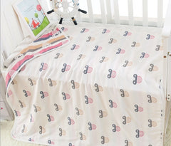 110 * 110cm baby bath towel cover blanket gauze children quilt quality baby children pure cotton 6 six layer gauze bath towel - Otaj Gifts