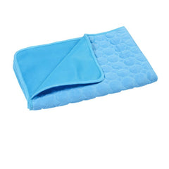 Dog Cooling Mat Cooling Pad For Pets Chilly Pad For Kennels, Crates, Cars, Indoor & Outdoor Ice Silk Mat Cooling Blanket Cushion Non-Toxic Breathable Sleep Bed Beach - Otaj Gifts