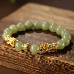 The Gold Pixiu Bracelet Is Suitable For Those Who Pursue Traditional Auspicious Meanings And Like To Wear Jewelry To Show Their Unique Style - Otaj Gifts