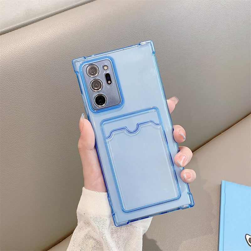 Anti-falling Four-corner Transparent Card Bag Cell Phone Case - Otaj Gifts