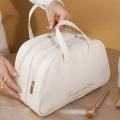 Leather Large Capacity Travel Toiletry Bag - Otaj Gifts