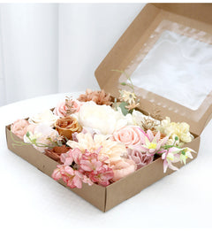 Flower Box Wedding Birthday Party Gift Wedding Bridesmaid Bridal Bouquet - Otaj Gifts
