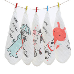 Infants And Children Six-layer Cotton Gauze Towel - Otaj Gifts