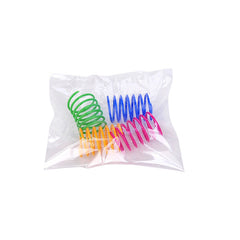 Plastic Spring Cat Toy Interactive Play Ball - Otaj Gifts
