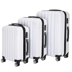 Vertical Pattern Three-in-one Trolley Case With Handle And Universal Wheels - Otaj Gifts