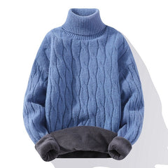 High Neck Velvet Thickening Thermal Sweater - Otaj Gifts