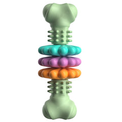 Dog Chew Toy Dog Bone Type  Dogs Teeth Cleaning Toys Indestructible TPR Bone Chewing Bite Resistant Teething Toys  Pet Products - Otaj Gifts