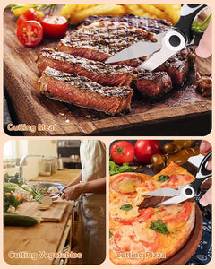 Kitchen Shears Scissors Heavy Duty Cooking Food Meat Chicken Utility - Otaj Gifts