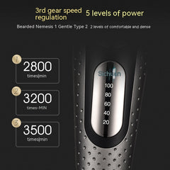 Reciprocating Three-bit Floating Shaver LED Display Rechargeable Men - Otaj Gifts