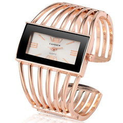 CANSNOW Womens Watch Luxury Fashion Rose Gold Bangle Bracelet Watch Women Dress Clock Female Lady Saati Girls Wristwatch Relojes - Otaj Gifts