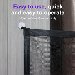 Pet Isolation Mesh No Drilling Safety Fences Net Portable Dog Cat Stair Door - Otaj Gifts