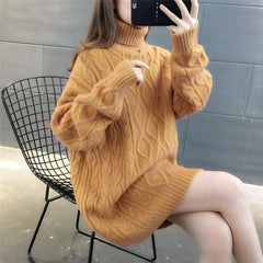 Long Loose All Matching Lazy Style Sweater - Otaj Gifts