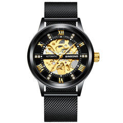 Men's Automatic Mechanical Watch Luminous Simple Fashion Trend - Otaj Gifts