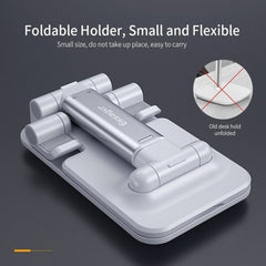 Metal Desktop Tablet Holder Table Cell Foldable Extend Support Desk Mobile Phone Holder Stand For iPhone iPad Adjustable - Otaj Gifts