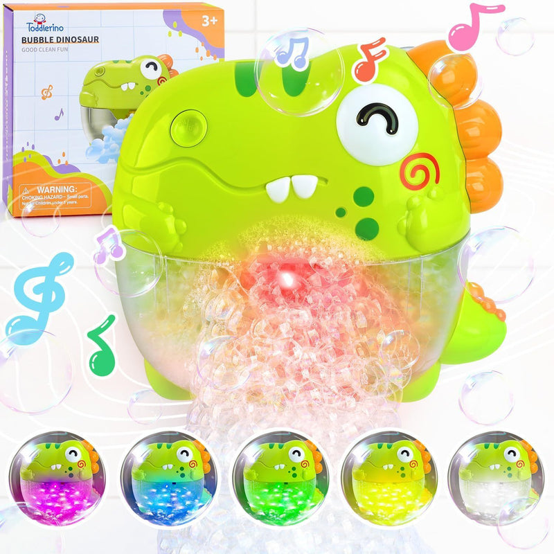 Dinosaur Bubble Machine Children's Bathroom Bath And Water Toys - Otaj Gifts