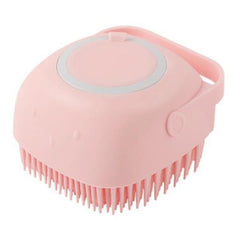 Silicone Dog Bath Massage Gloves Brush Pet Cat Bathroom Cleaning Tool Comb Brush For Dog Can Pour Shampoo Dog Grooming Supplies - Otaj Gifts