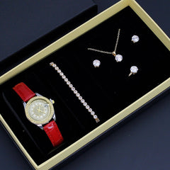 New Ladies Watch Good-looking Cross-border Valentine's Day Watch Jewelry Suit With Decoration - Otaj Gifts