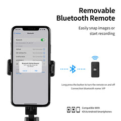 Selfie Stick Bluetooth Remote Phone Holder Tripod Stand For  Universal - Otaj Gifts