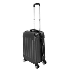 3-in-1 ABS Trolley Case 20 Inches-24 Inches-28 Inches Black - Otaj Gifts