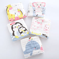 Children's Towel Embroidery Baby Saliva Towel - Otaj Gifts