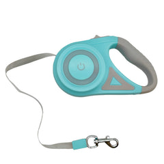 3 And 5M Dog Leash Light Retractable Pet Leads Traction Rope Belt Durable Large Dog Walk Run Leash Lead Automatic Cat Lead Extension - Otaj Gifts