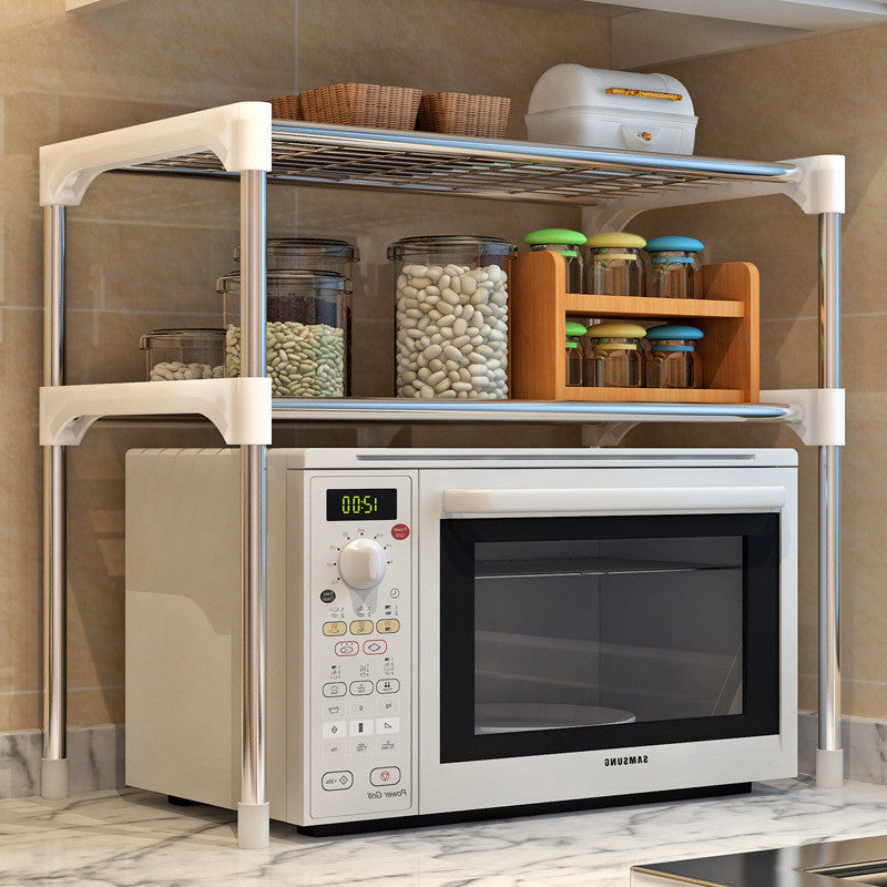 Microwave Shelf Rack Kitchen Shelf Spice Organizer Kitchen Storage Rack Bathroom Organizer Shelf Book Shoes Shelve - Otaj Gifts