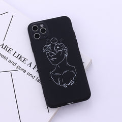 Compatible with Apple , Line phone case - Otaj Gifts