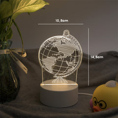 Creative small table lamp bedroom dormitory birthday gift - Otaj Gifts