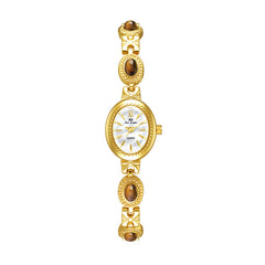 Natural Tigereye Maillard Advanced Chain Watch - Otaj Gifts
